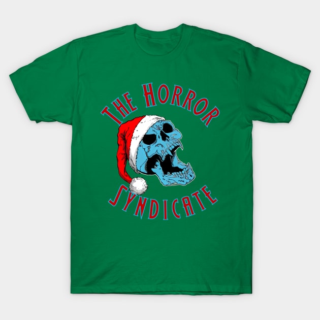 THS Christmas Logo T-Shirt by TheHorrorSyndicate3